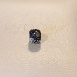 Authentic Pandora Pavé stars charm.